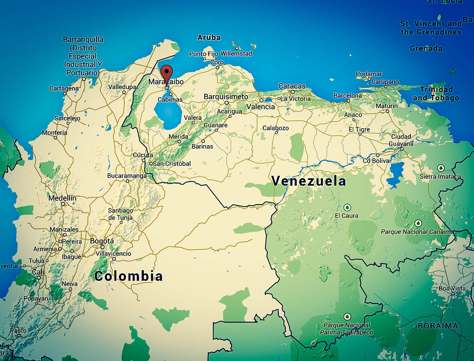 Ne dites pas à ma mère que je suis  à Maracaïbo, Venezuela