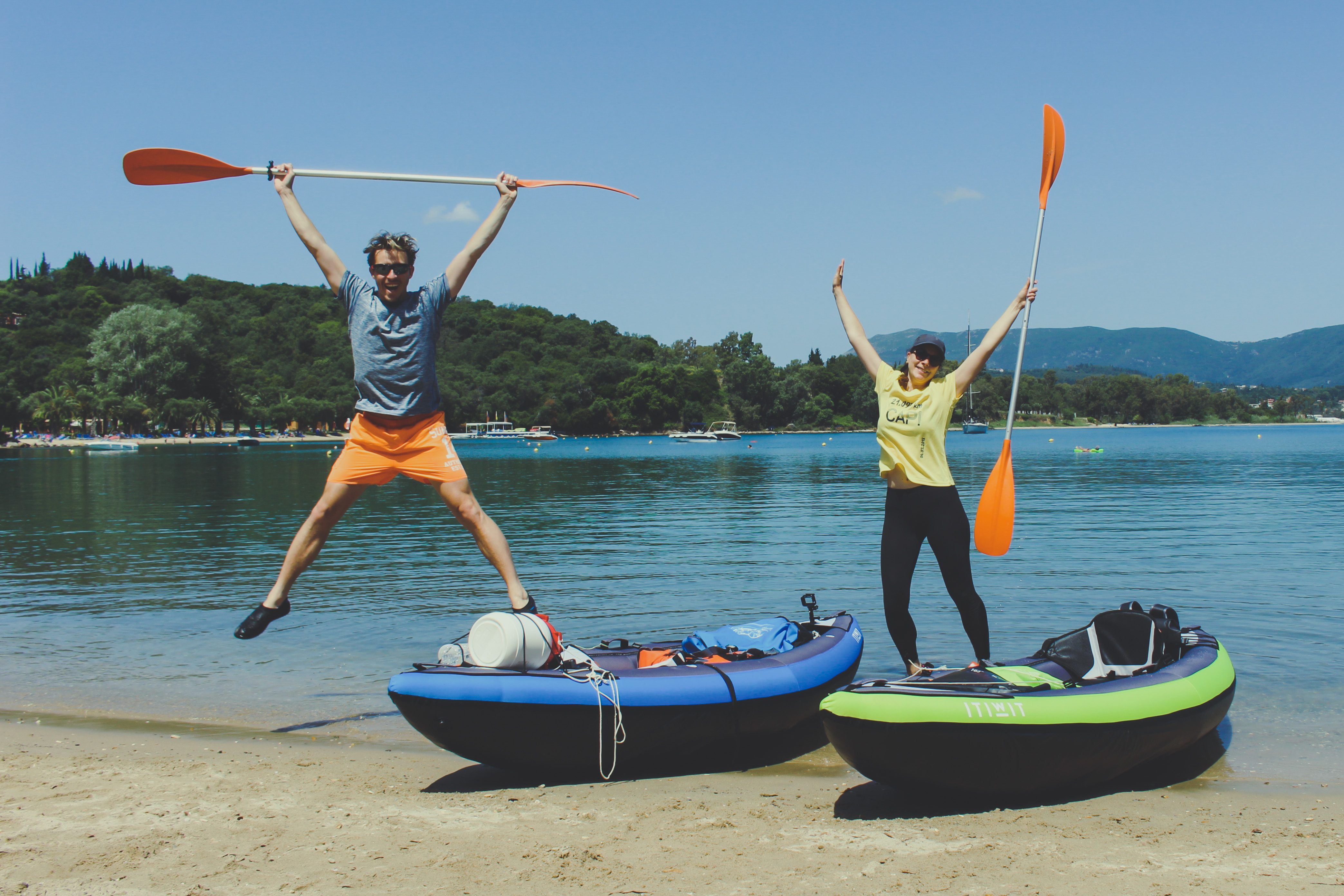 Faire le tour de l'île de Corfu en Kayak