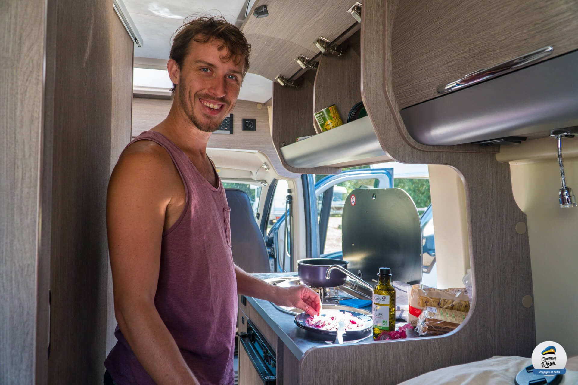 En mode cuise dans le van