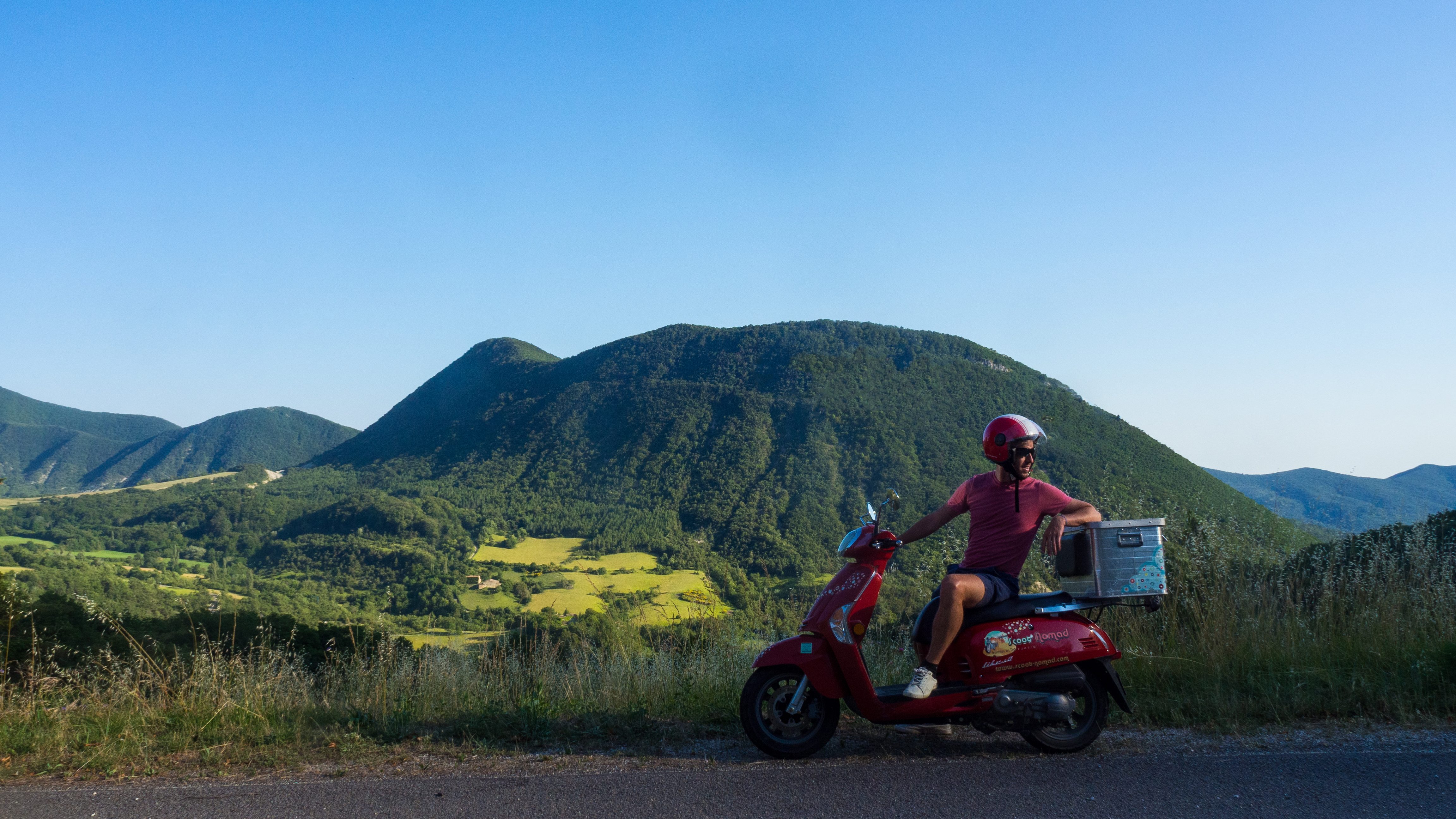 Drome provencale à Scooter