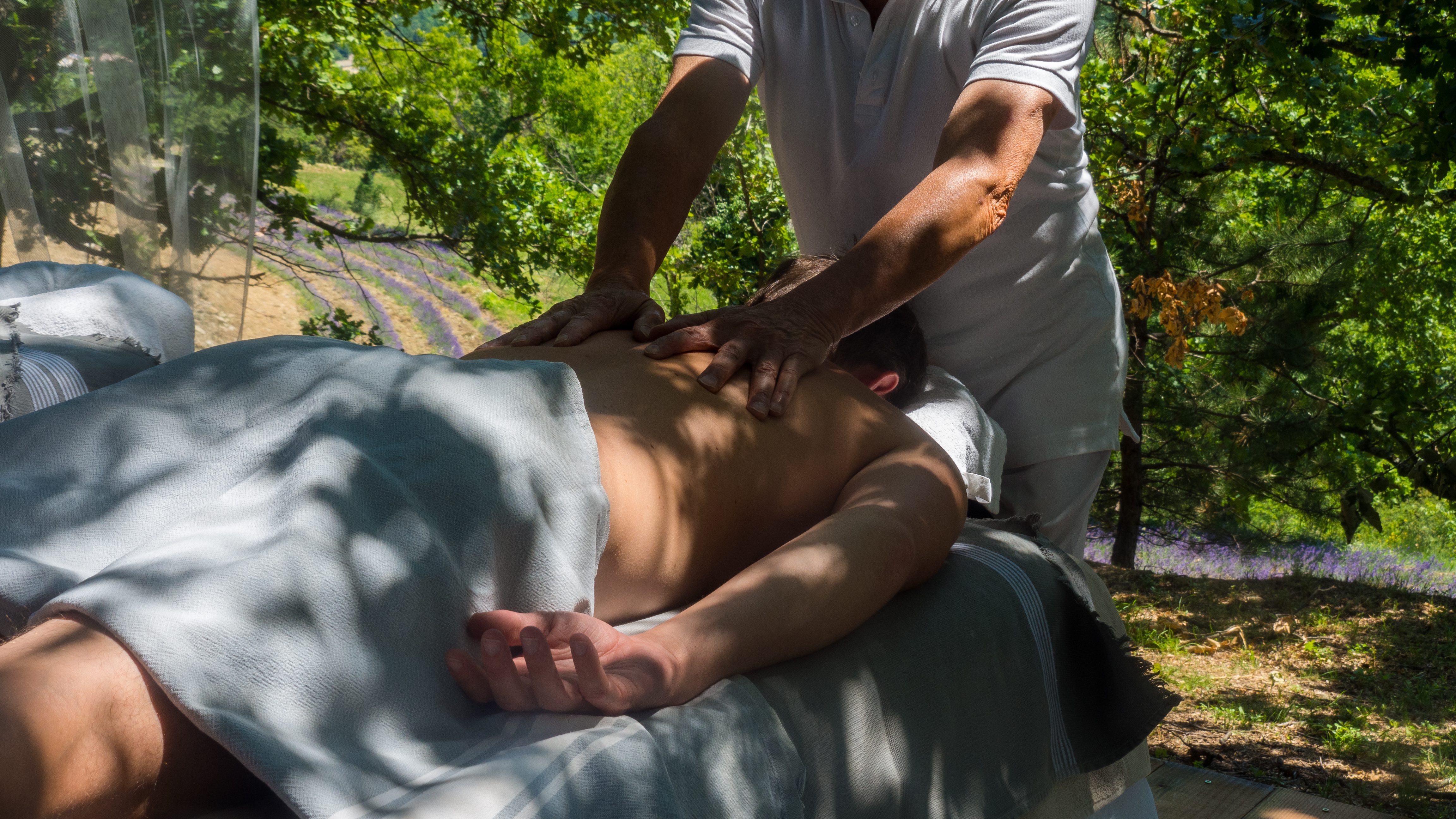 Massage lavande