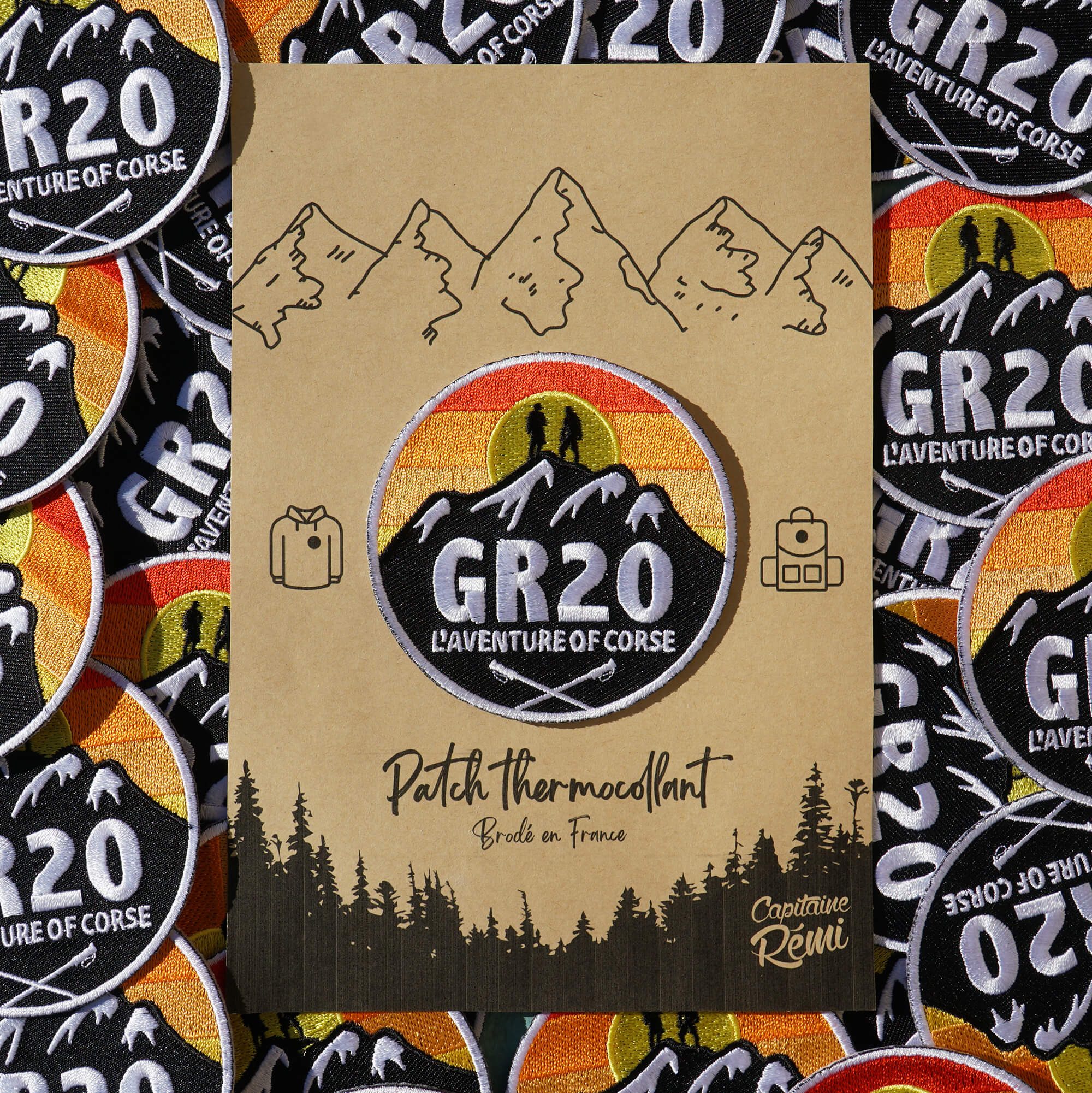 Patch GR20 Corse