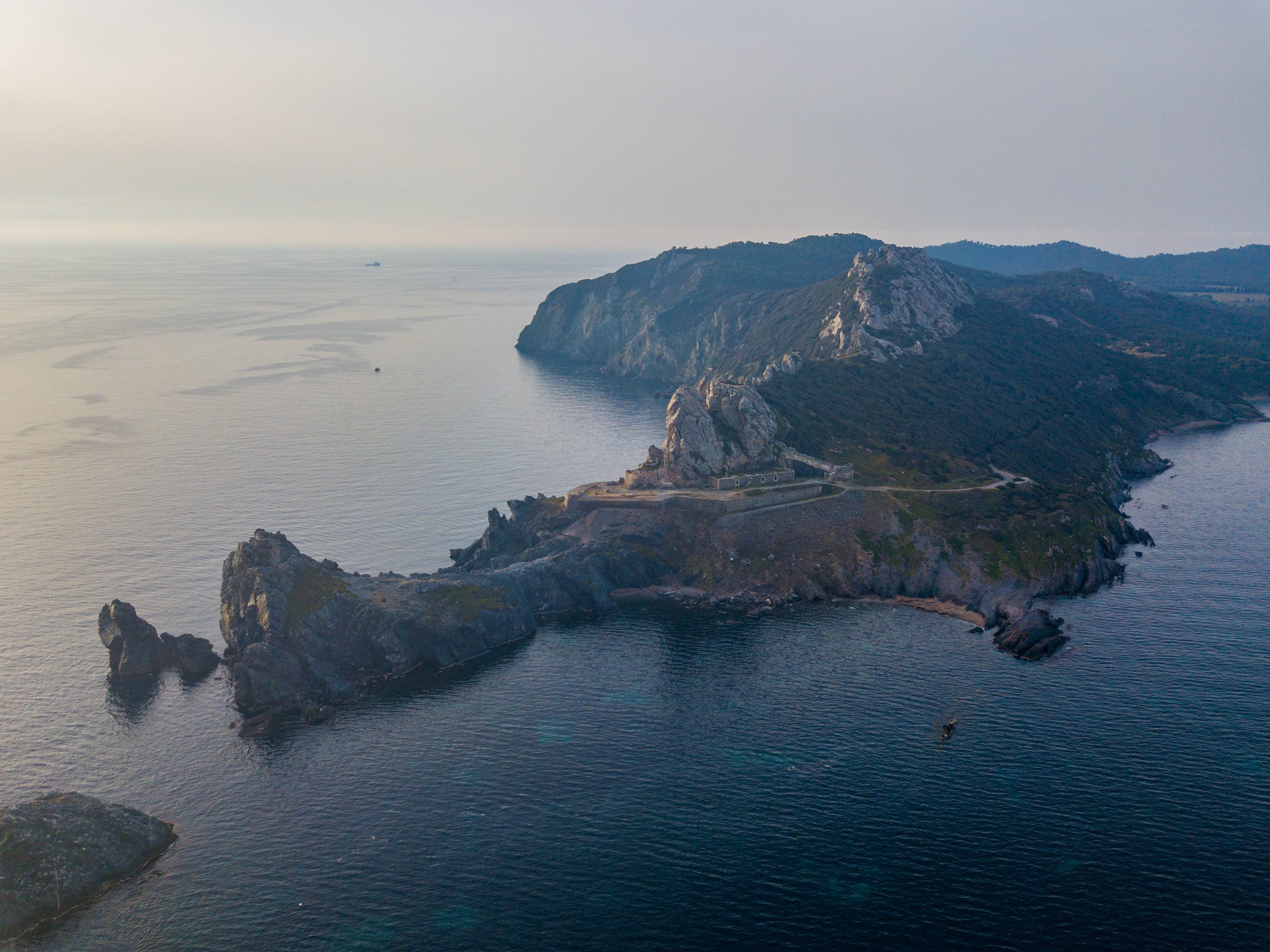 Porquerolles vue aérienne
