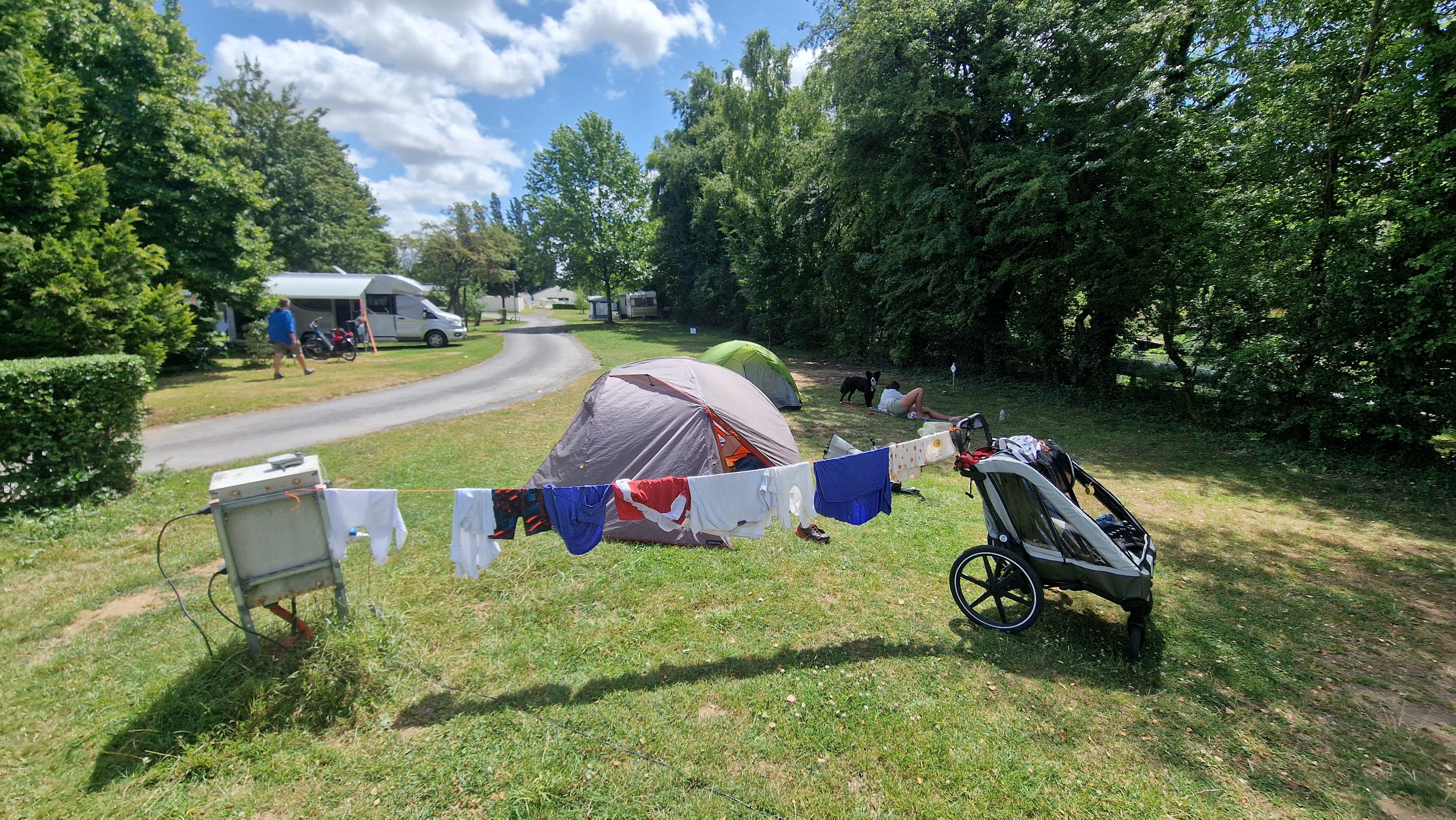 Faire sécher ses affaires en bivouac