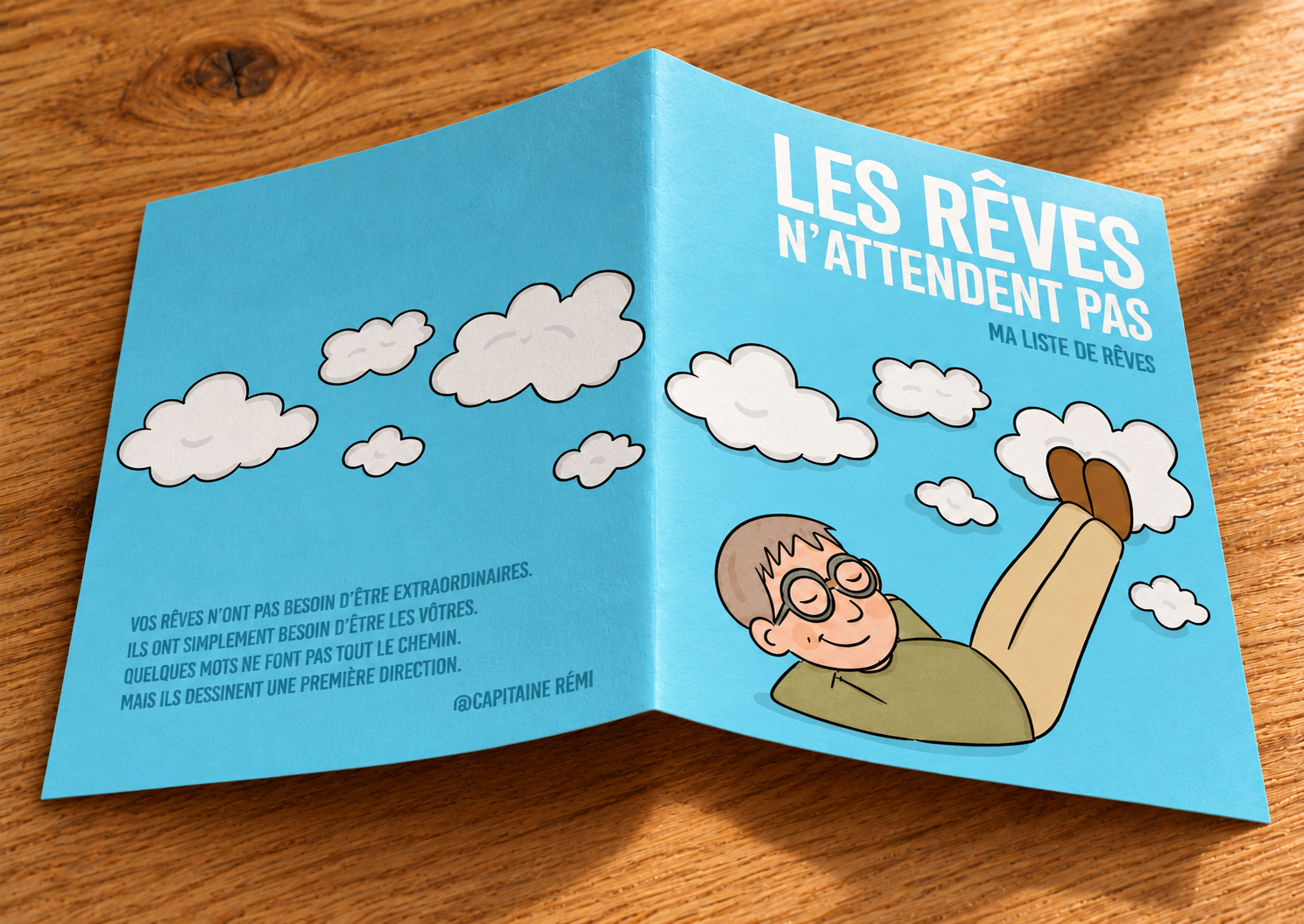 La Liste de mes Rêves — extérieur de la carte A3