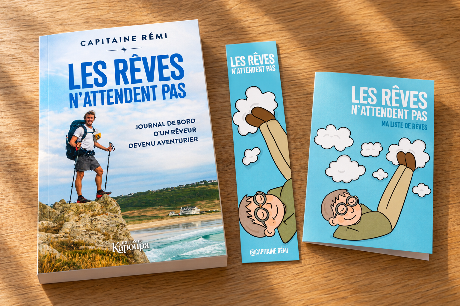 Le pack livre dédicacé Les Rêves n’attendent pas